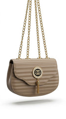 Luxury Quilted Shoulder Bag with Gold Chain Strap – Elegant Women’s Handbag
